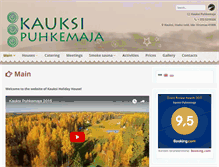 Tablet Screenshot of kauksipuhkemaja.ee